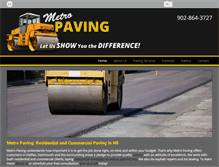 Tablet Screenshot of metropavementprotectors.com